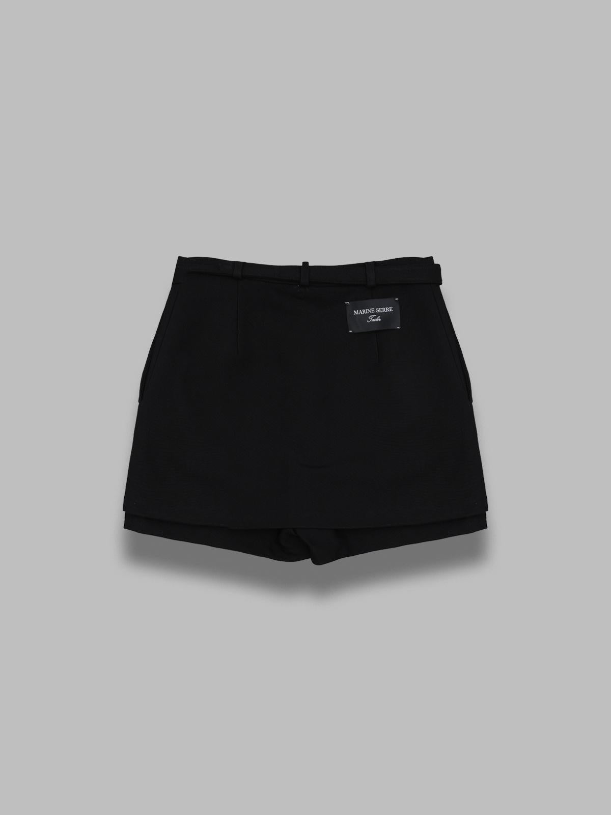 tailoring mini shorts WSK131ACWOV0091- BK99 MARINE SERRE 