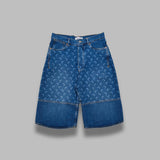 light blue denim bermuda USH004BCDEN0002- BL05 MARINE SERRE 