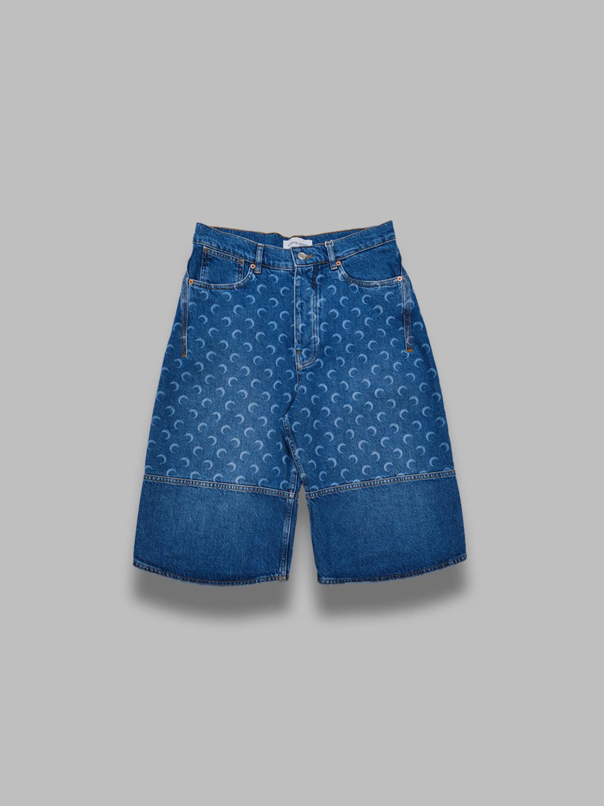 light blue denim bermuda USH004BCDEN0002- BL05 MARINE SERRE 