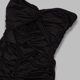 jeremi jersey fitted dress JEREMI- BL34 ESSENTIEL ANTWERP 
