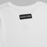moon logo ribbed jersey ls mini dress WDR267ACJER0011- WH10 MARINE SERRE 