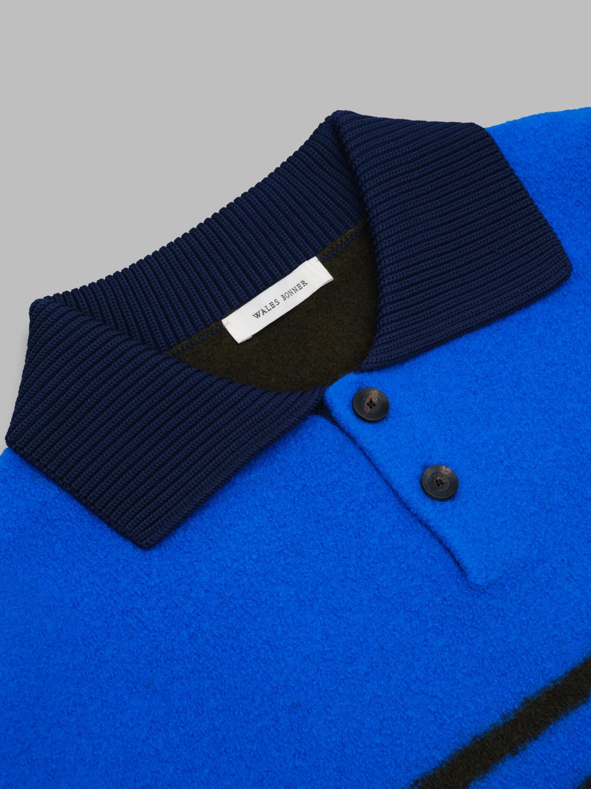 calm polo UA25KN15-WO15-750- BLU WALES BONNER 