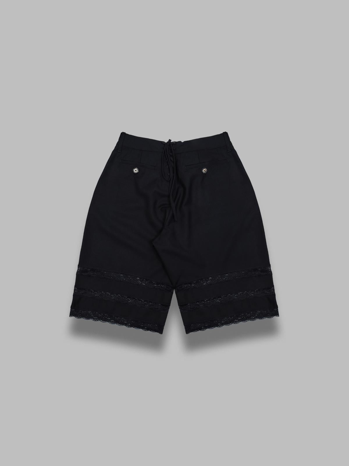 lace trade shorts VAQ11P002- BK VAQUERA 