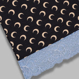 moon printed jersey sleeveless tube  midi dress WDR333ACJER0001- IT99 MARINE SERRE 