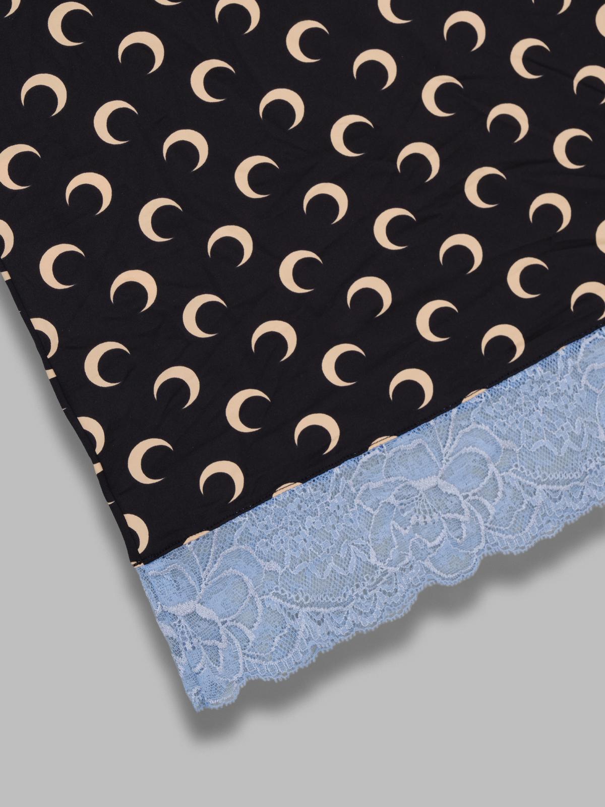 moon printed jersey sleeveless tube  midi dress WDR333ACJER0001- IT99 MARINE SERRE 