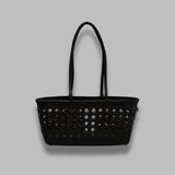 biscuit shoulder bag 25SB06006001- BK OSOI 