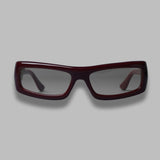 daryan sunglasses - carmesi acetate, amber lens - made in japan PT-6103- RD PORT TANGER 