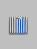 towel - coastal blue stripes
