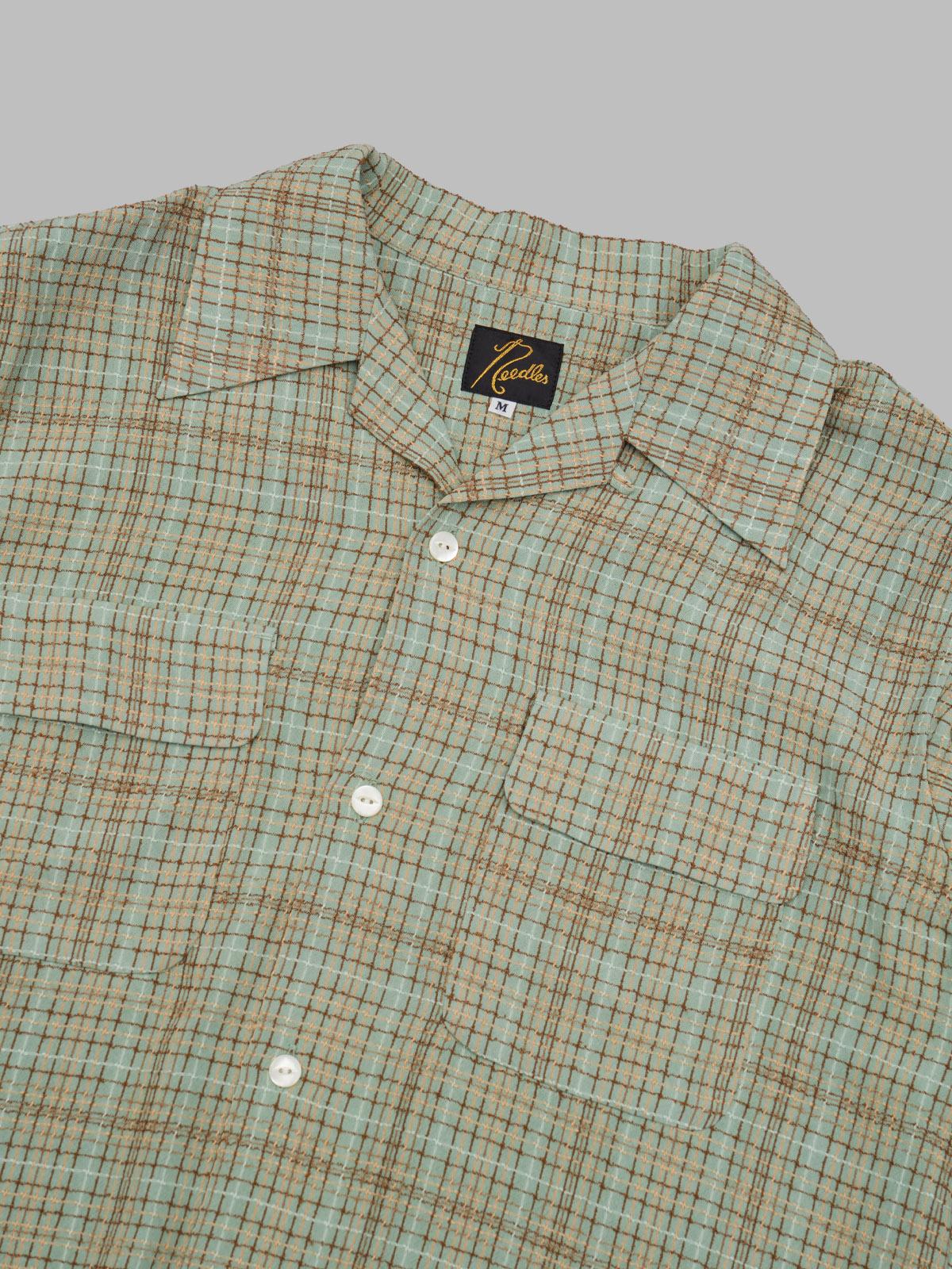 classic shirt - dobby grid SX256- MINT NEEDLES 