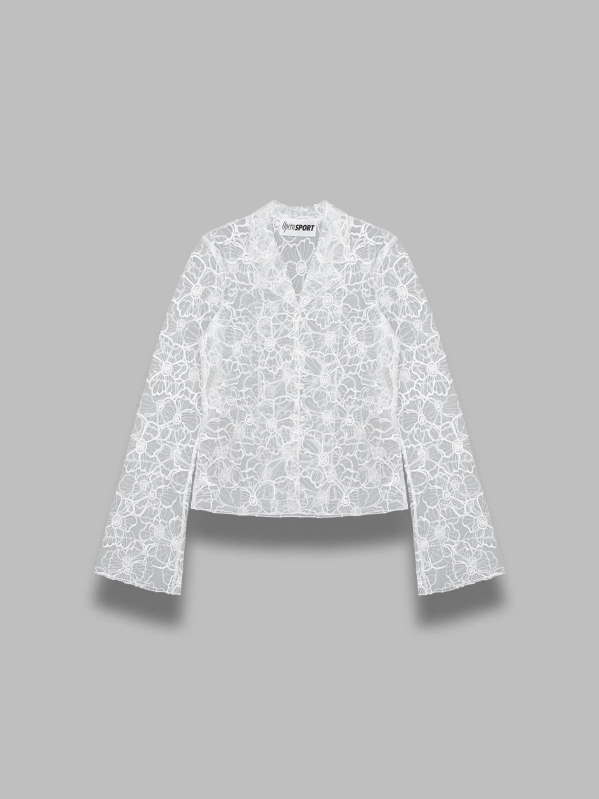 flora shirt S45ED17- WHITE OPÉRASPORT 