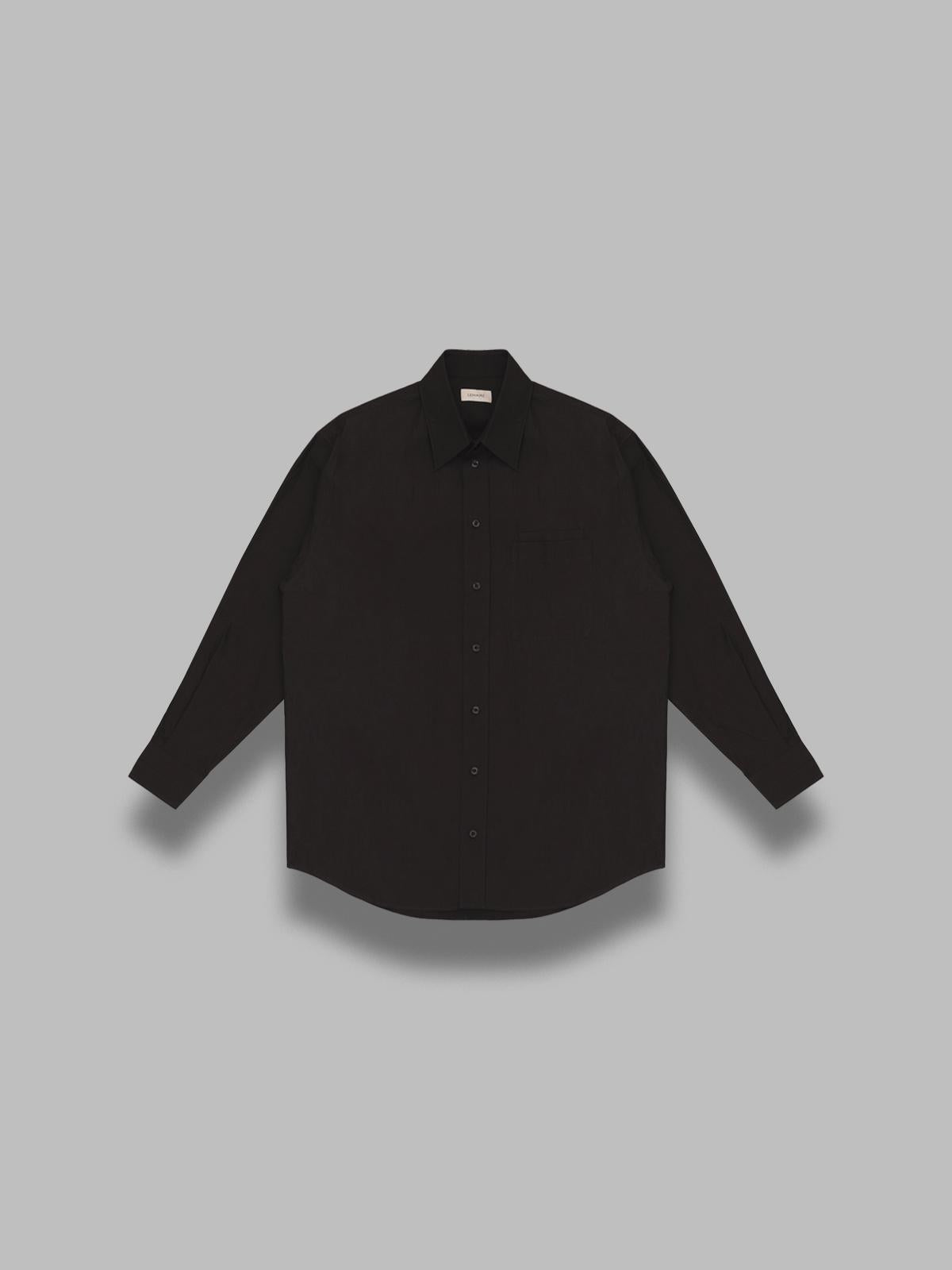 double pocket shirt SH1157-LF1399- BK980 LEMAIRE 