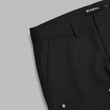 pinstripe carpenter trousers 251M314- BK MISBHV 
