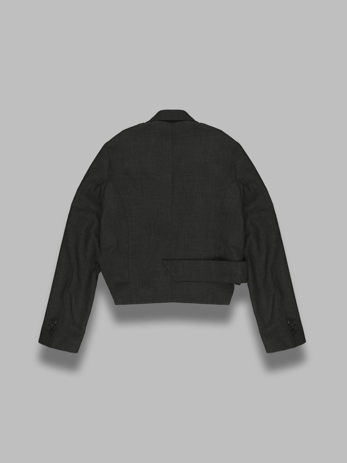wrap blazer W4250WS- GRY OUR LEGACY 