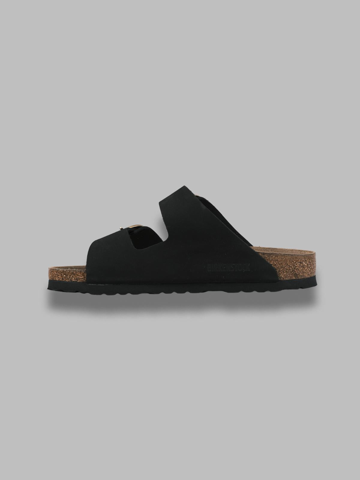 arizona big buckle black, nubuck leather - calz. s 1023290 BK BIRKENSTOCK 