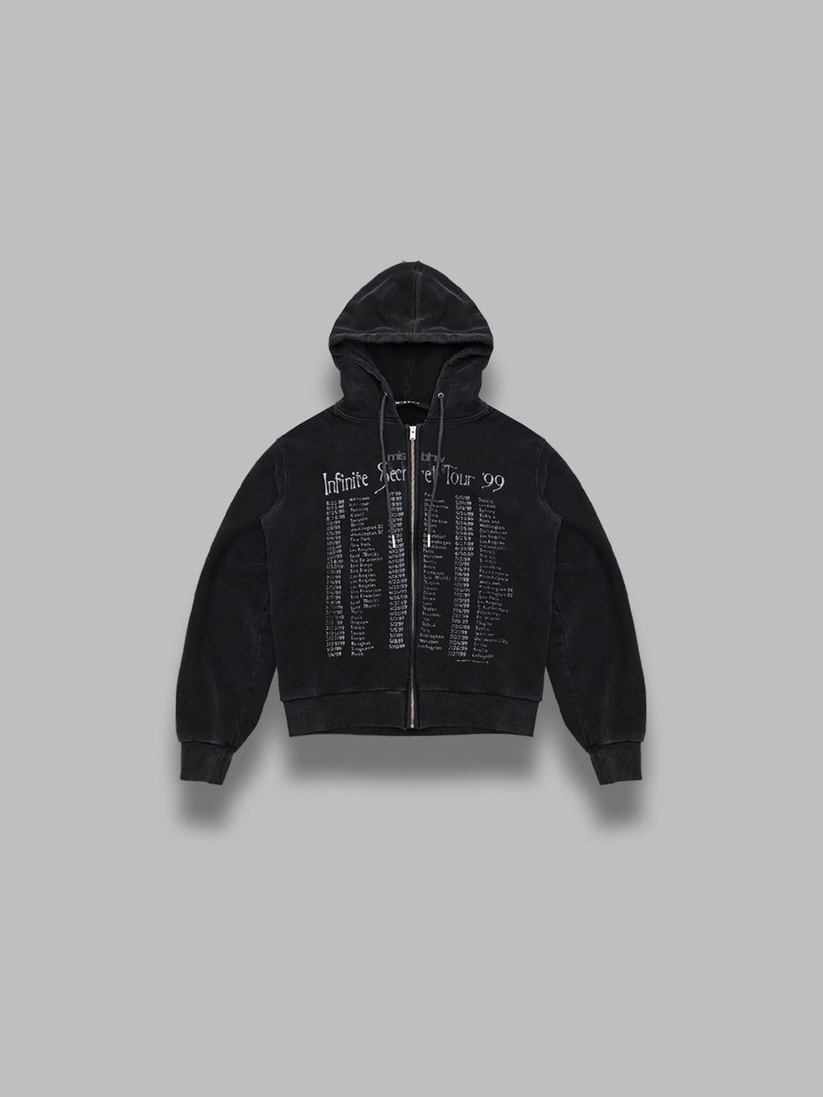 tour 99 zipped hoodie 260U212- BK MISBHV 