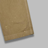 garment-dyed finx light chino one-tuck wide pants A26SP02LF- BG AURALEE 