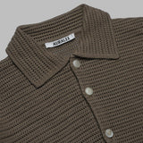 cotton mesh knit shirt