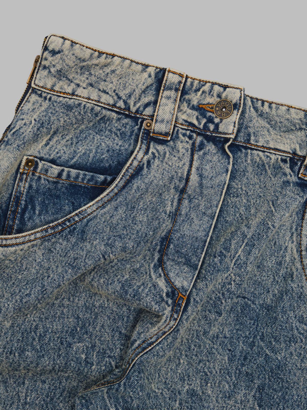 backwards jeans woven VAQ11P007- BL VAQUERA 