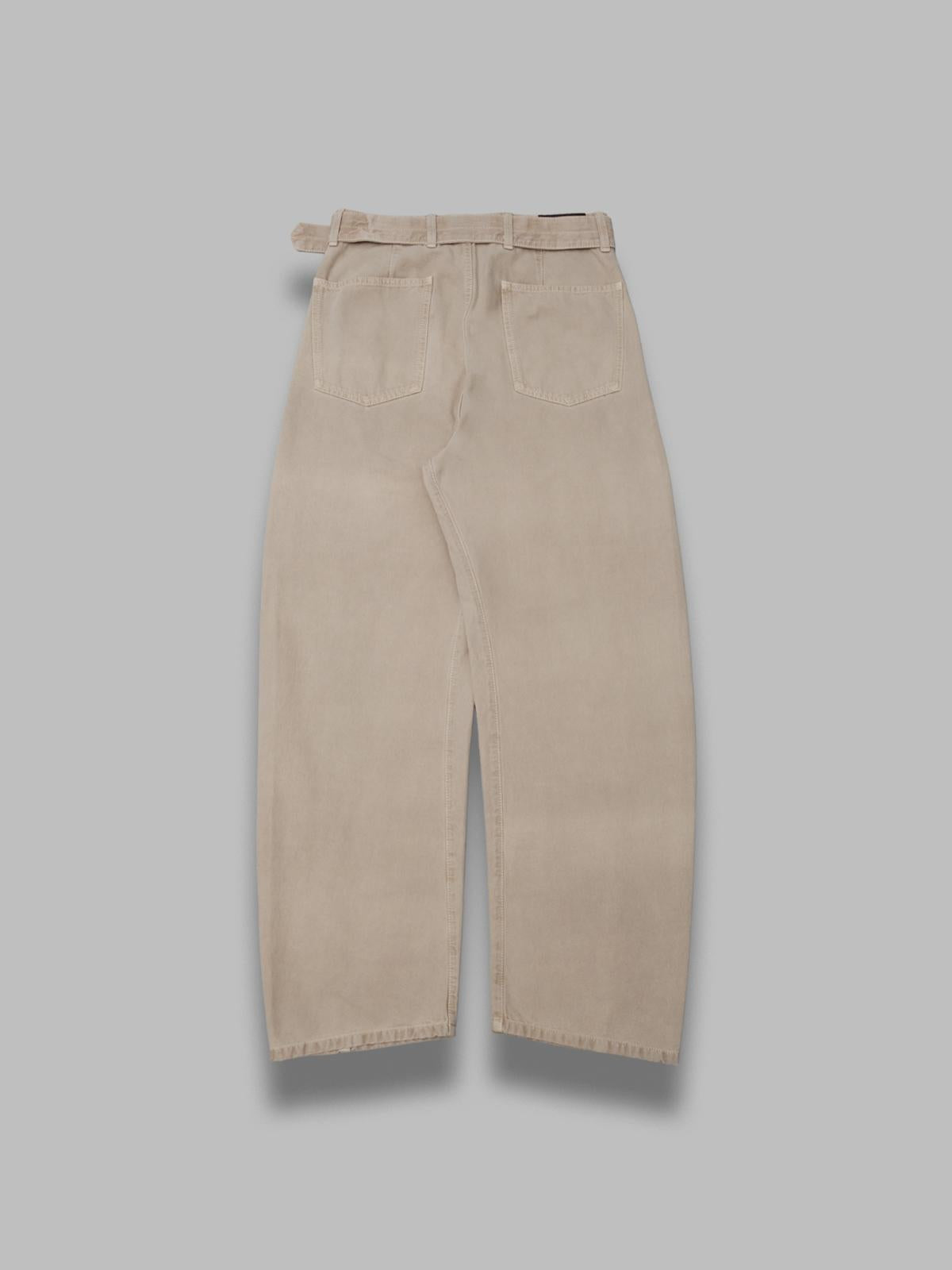 twisted belted pants PA326LD1054- BK201 LEMAIRE 