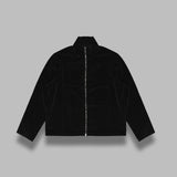 shrunken fullzip polo M4243SPS- BK OUR LEGACY 
