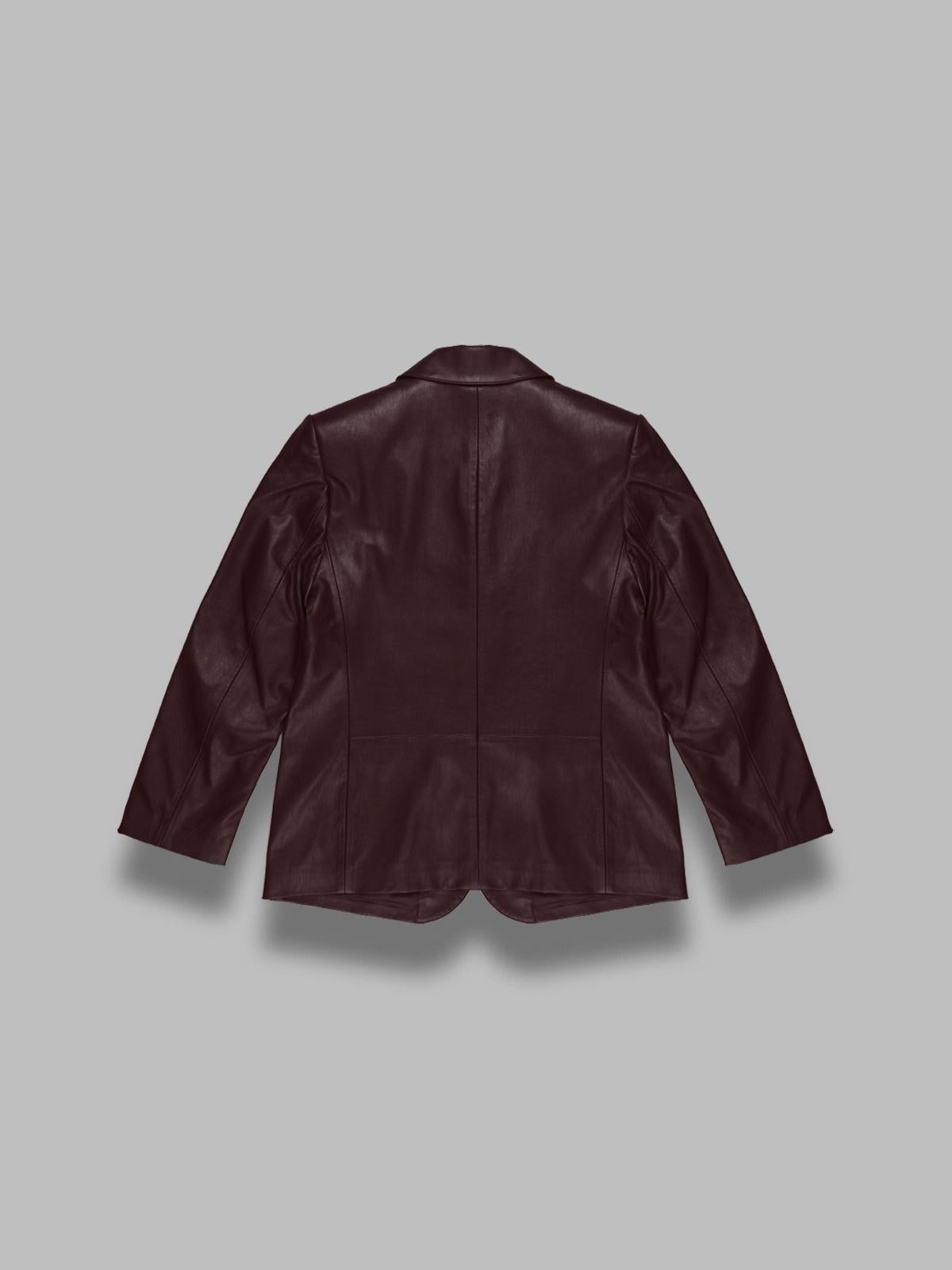idrey faux leather blazer IDREY- MM30 ESSENTIEL ANTWERP 
