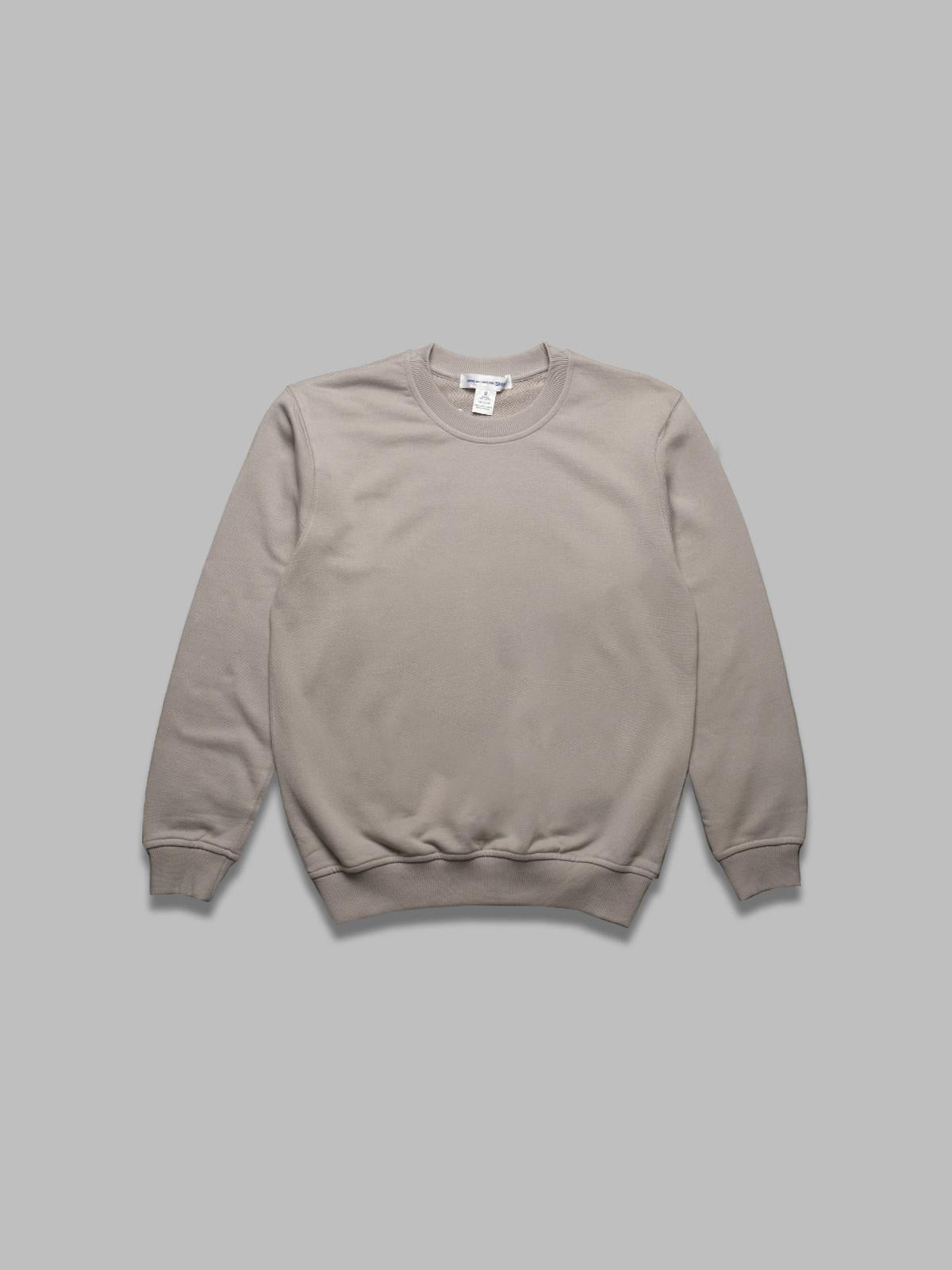 men's sweatshirt knit FO-T020-S25- GY COMME DES GARÇONS SHIRT 