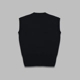 women mini vest knit - 83% viscose, 17% polyester - made in Italy