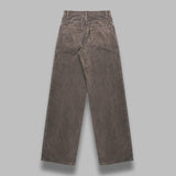 pigment dyed finx corduroy wide 5p pants A25AP02FC- OBR AURALEE 