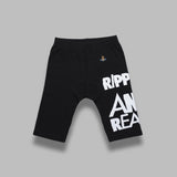 ripped & ready radler shorts - black 3J01000Y-J009C- N401 VIVIENNE WESTWOOD 