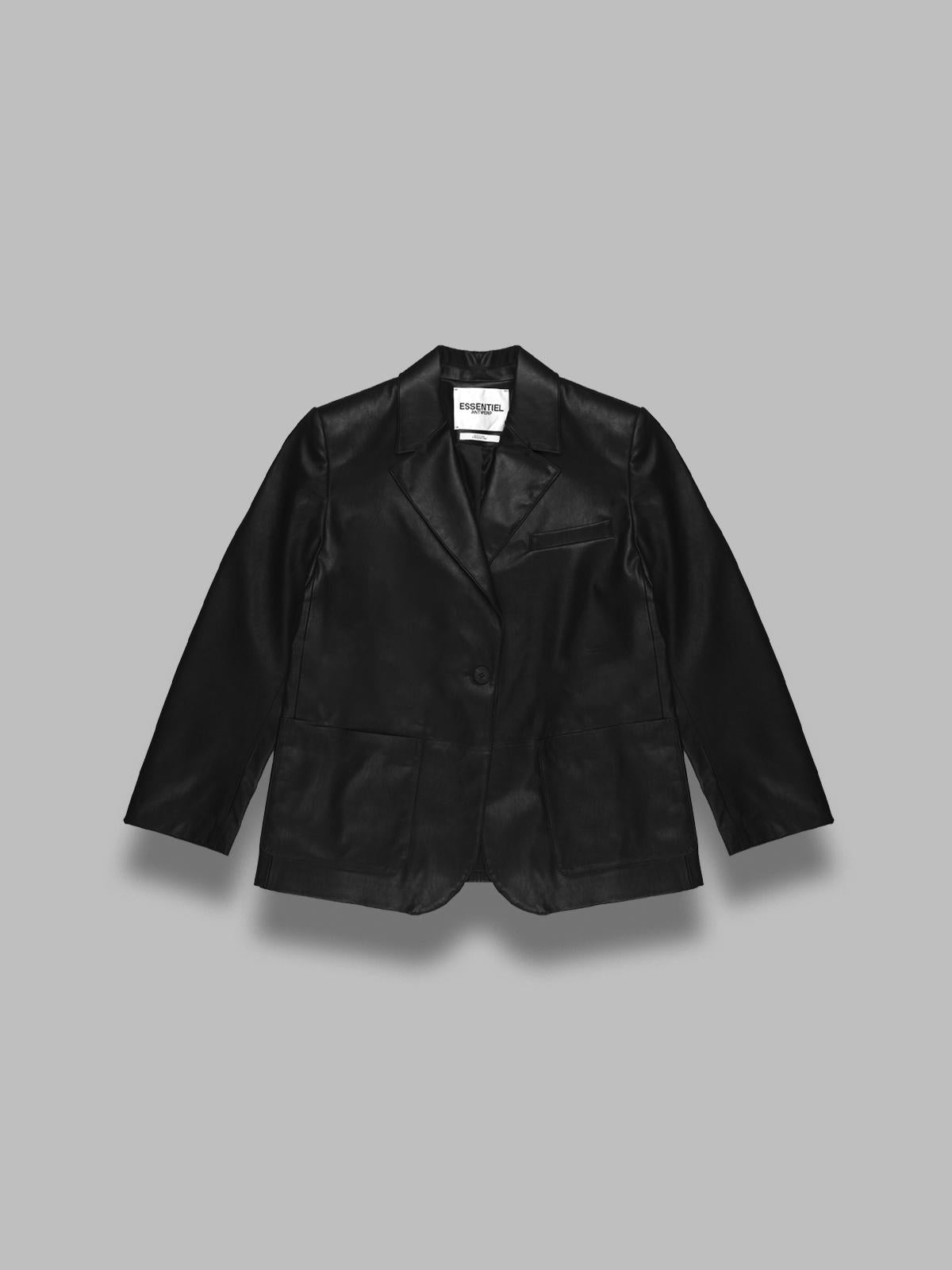idrey faux leather blazer IDREY- BL34 ESSENTIEL ANTWERP 