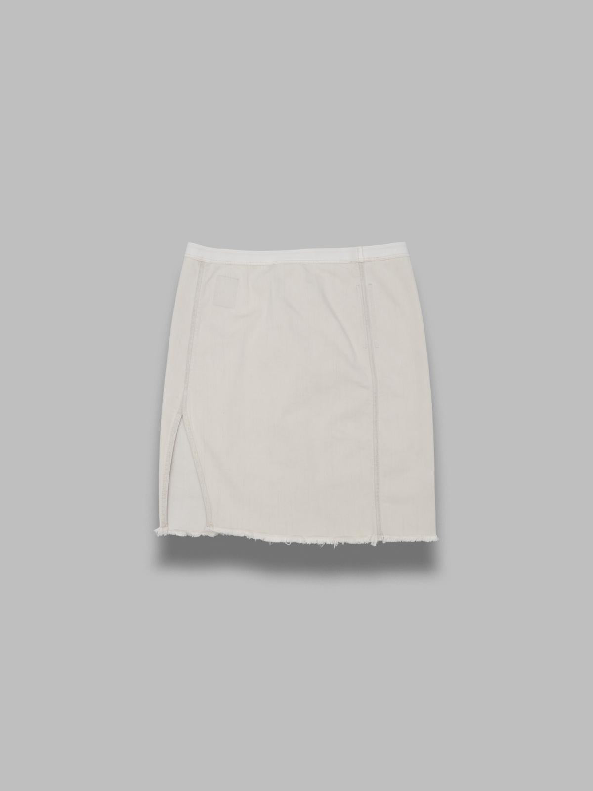 sacri mini denim skirt DS01F4346-SDMW- 51 RICK OWENS DRKSHDW 