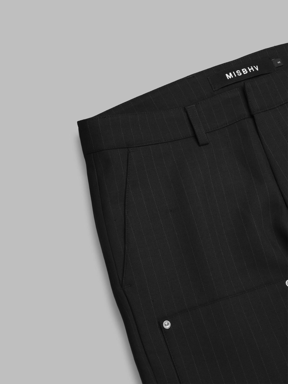 pinstripe carpenter trousers 251M314- BK MISBHV 