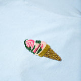 hicecream embroidered t-shirt HICECREAM AB08 ESSENTIEL ANTWERP 