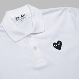 t-shirt black emblem woven AX-T066-051- WHT COMME DES GARÇONS PLAY 