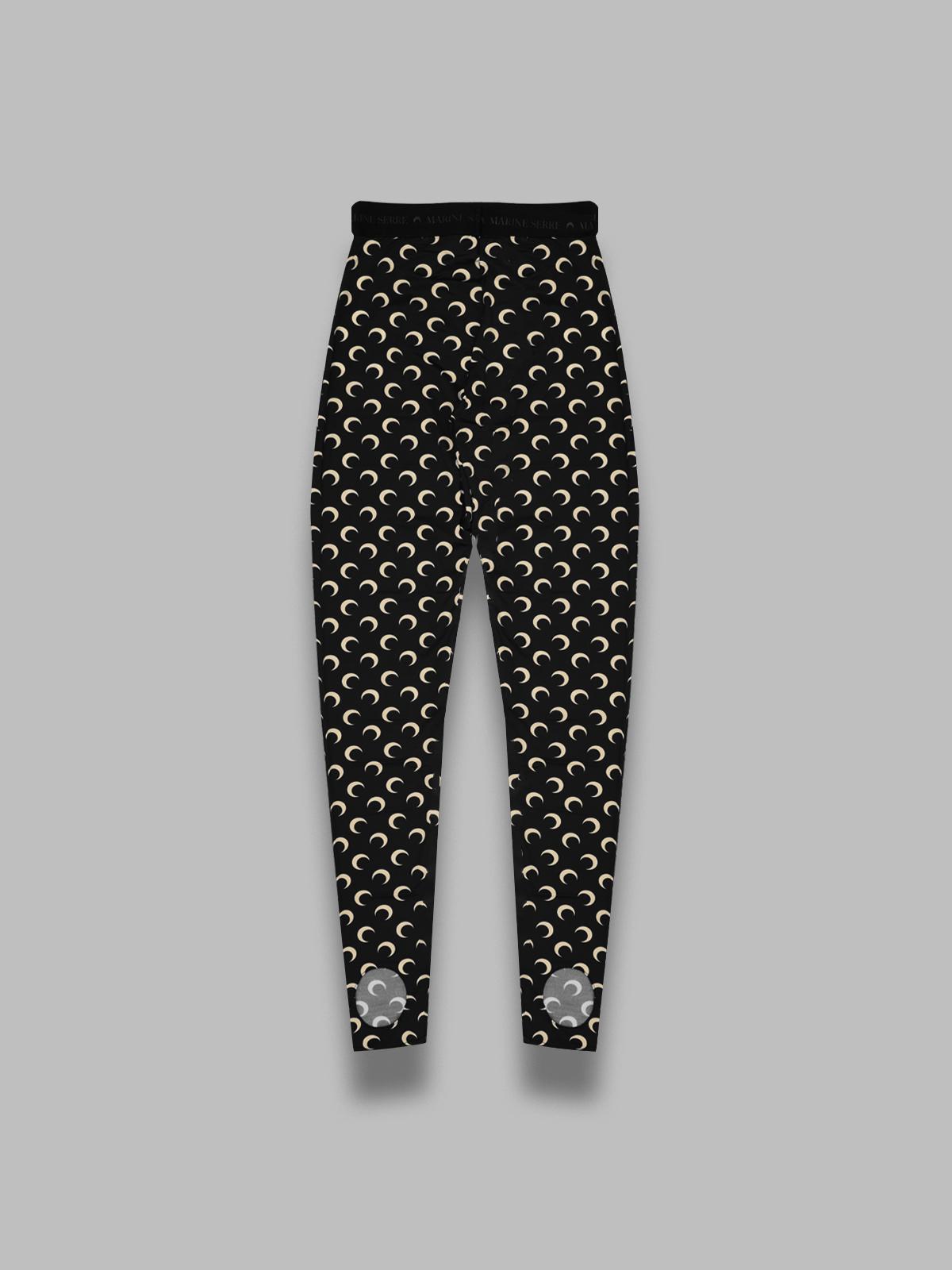 moon printed jersey leggings WPA111ACJER0001- IT99 MARINE SERRE 