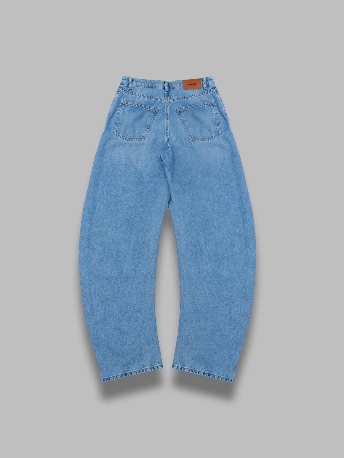 draped barrel leg jeans 1155381468-BCR2181- 1468 ROTATE 