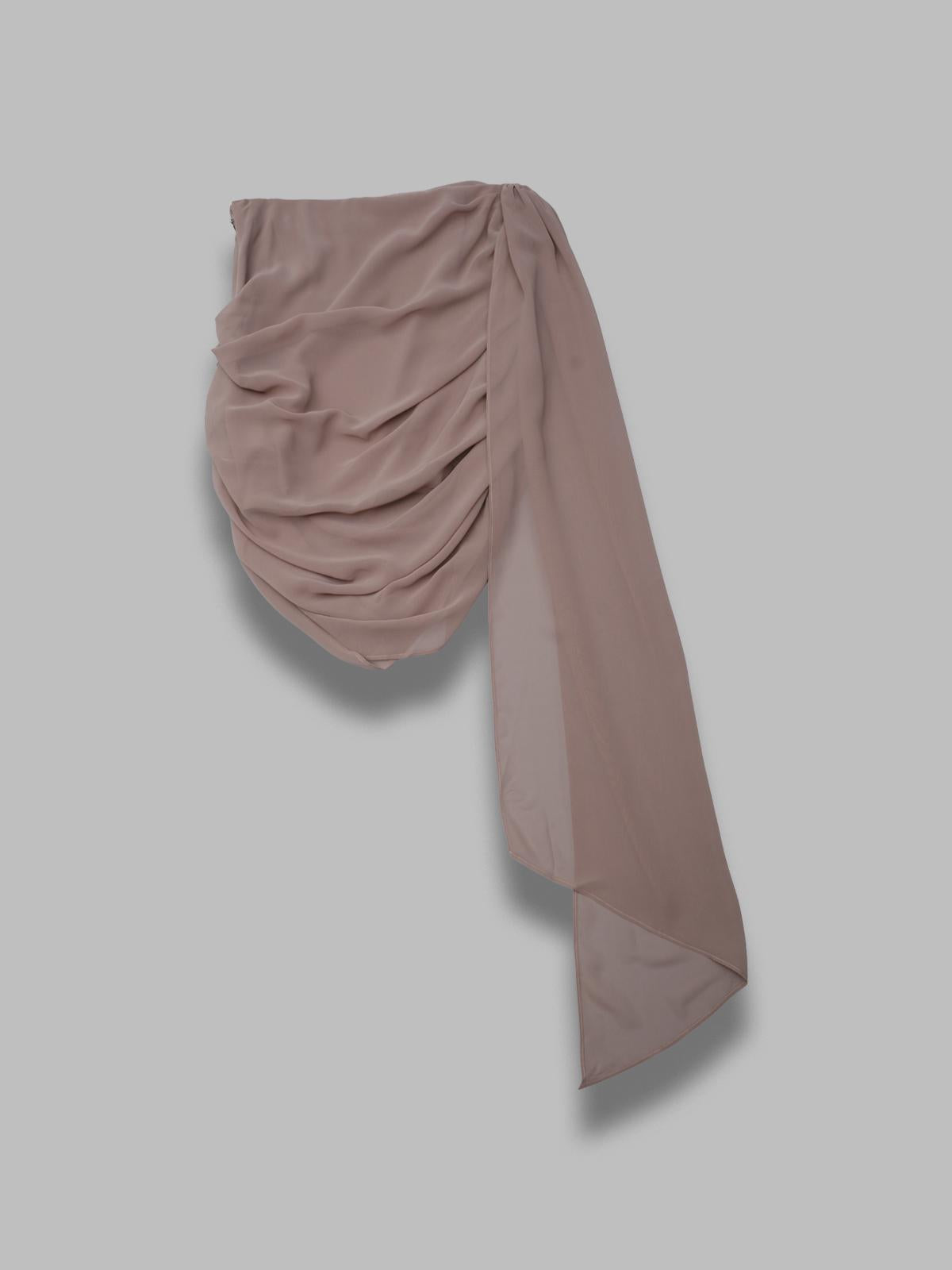 chiffon draped skirt 115521816-BCR1044- 816 ROTATE 