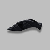 adele sandals 30MM71- NERO POEVE 