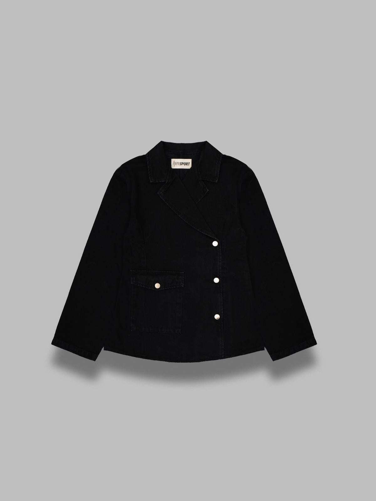 victoria denim blazer K4FE25- BLACK OPÉRASPORT 