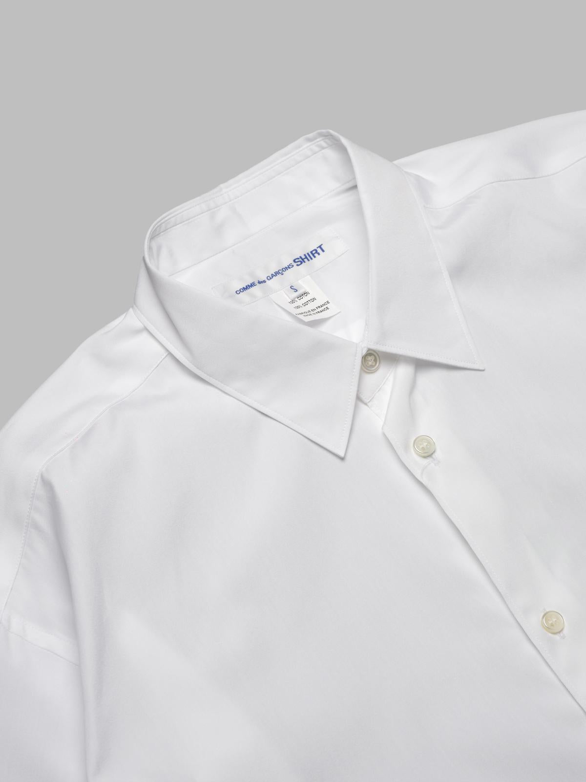 men's shirt woven FO-B038-S25- WHT COMME DES GARÇONS SHIRT 