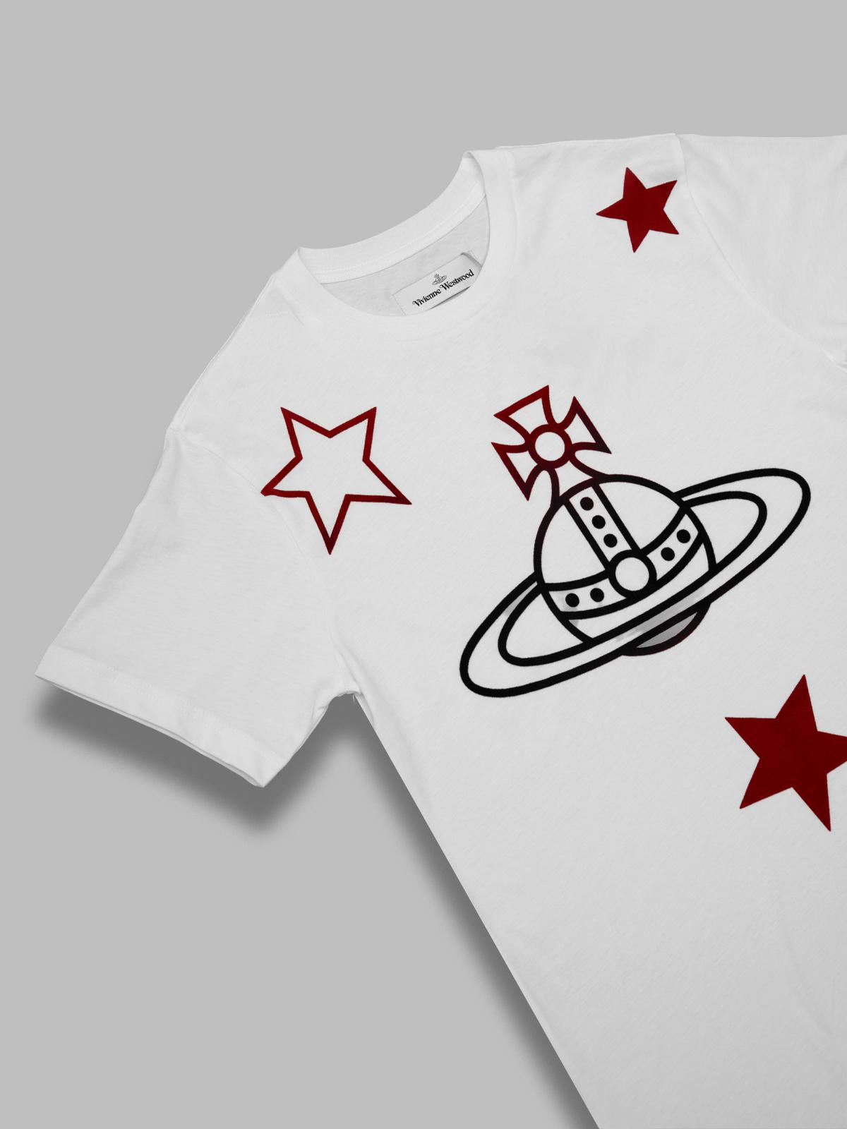 orb & stars classics t-shirt 3G010056-J00B9- A401 VIVIENNE WESTWOOD 