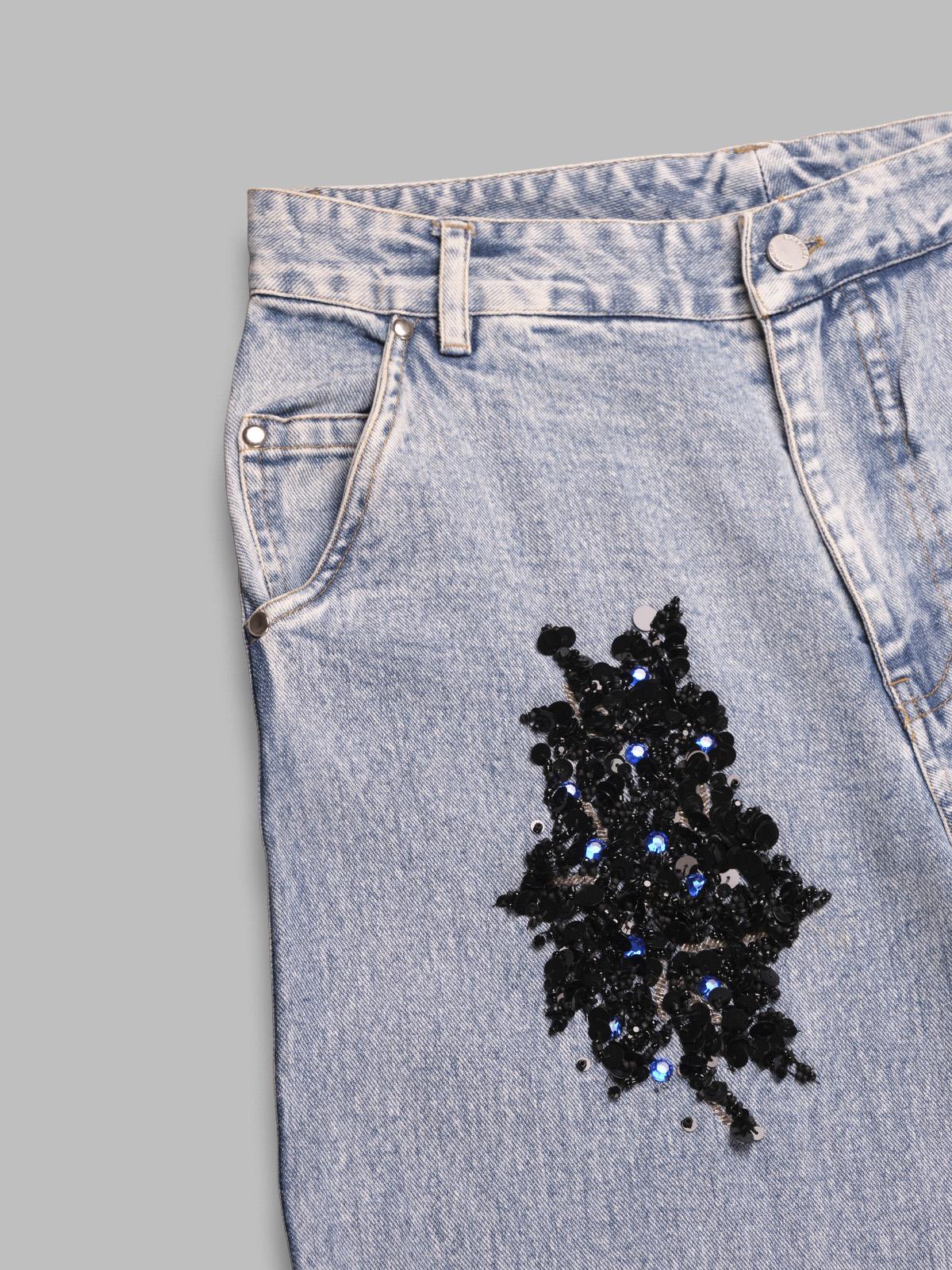 icie embellished denim jeans ICIE- I1PK ESSENTIEL ANTWERP 