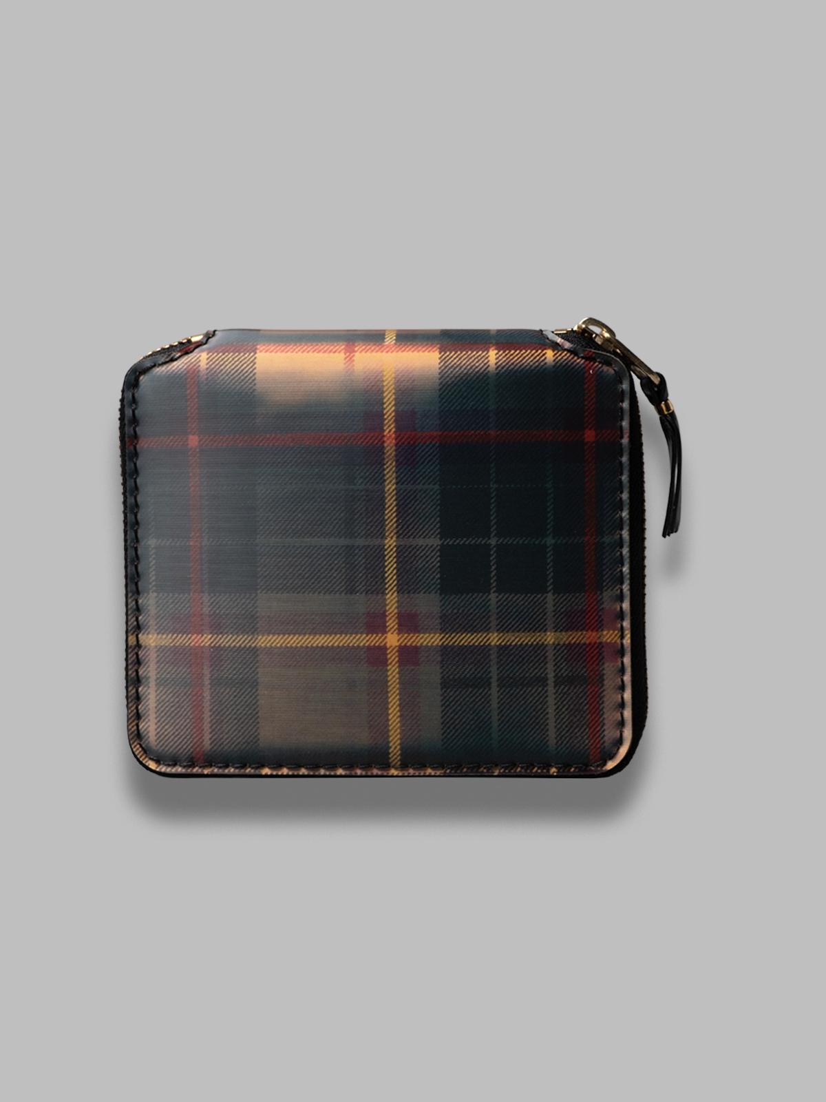 wallet / lenticular tartan - 100% tpu in: 100%cowhide made in spain SA2100LT YG COMME DES GARÇONS WALLET 