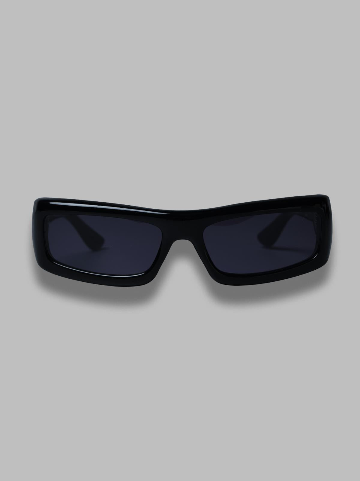 daryan sunglasses - black acetate, black lens - made in japan PT-6101- BK PORT TANGER 