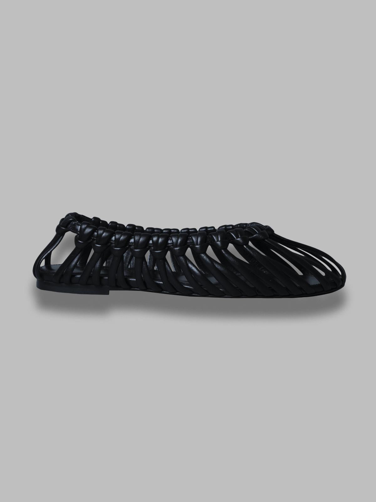 bandini leather black cords BANDINI- BLK OTTANGE 