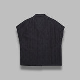 french sleeve cowboy blouse