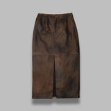 leather midi pencil skirt 1163212037-BCR2211- 2037 ROTATE 