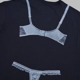trompe l'oeil tall tee VAQ11T019- WB VAQUERA 