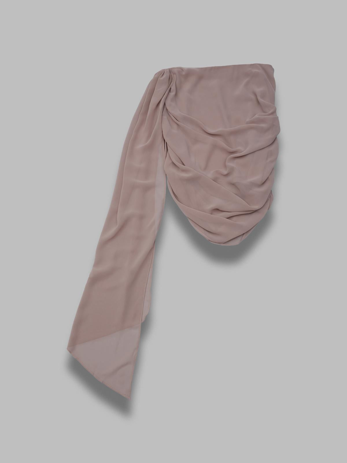 chiffon draped skirt 115521816-BCR1044- 816 ROTATE 