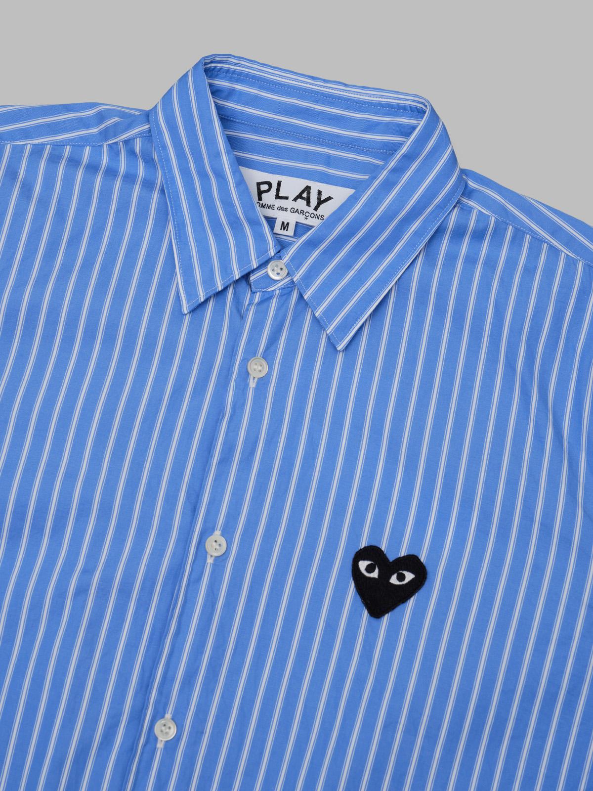 t-shirt black emblem woven AX-B022-051- STRP COMME DES GARÇONS PLAY 